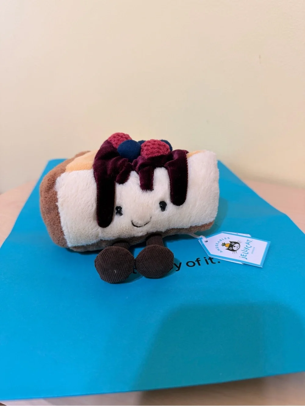 Jellycat my name is crember cheesecake fao nyc exclusive jellycat diner